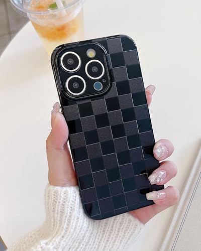 Protection iPhone 14 Pro Max silicone damier contre les chocs - 3