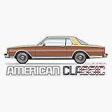 America Brown Decal Vinyl Bumper Sticker 5"