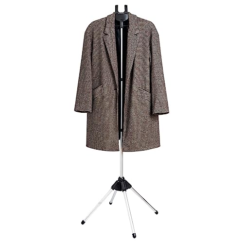 衣類用スチーマースタンド 手持ち式アイロン機ハンガー、縦型吊り下げ式アイロン機ハンガー、折りたたみ式吊り下げ式アイロンハンガー、乾燥ラック、手持ち式吊り下げ式アイロン機ハンガー、スチームアイロン機アクセサリーブラケット手持ち式伸縮衣類スチーマーラック,ホテ