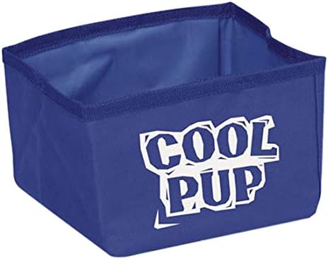 Cool Pup Portable Dog Bowl, Blue