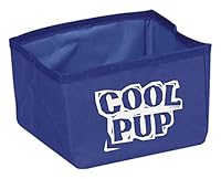 Algopix Similar Product 2 - Cool Pup Portable Dog Bowl, Blue