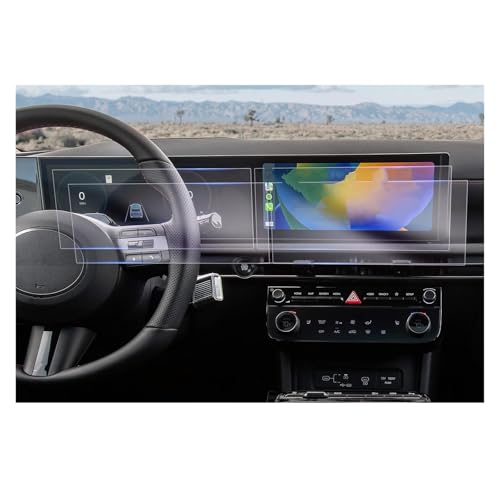 Film protection navigation pour Hyundai Tucson NX4 2024-2026 en verre trempé