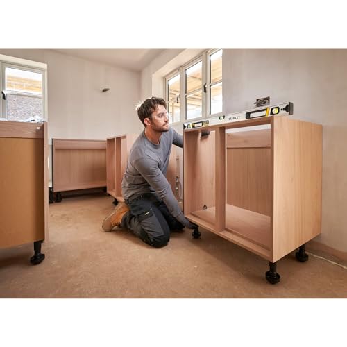 STANLEY FATMAX Xtreme 90cm Aluminium Hollow Profile Spirit Level with Enlarged Block Levels, Continuous Measuring Edge, Shock-Absorbed Rubber End Caps, FMHT43674-1