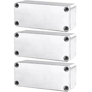 Material: Aluminium Color: Silver Style: 1590A 92x38x31mm(3.62"x1.49"x1.22") This product is suitable for indoor and outdoor electrical, electronic, communication, fire equipment, control panel, terminal BOX, PCB BOX, shipping, oil chemical, large fa...
