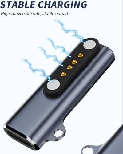 yystao Lot de 2 adaptateurs de charge magnétiques pour casque de natation Guudsoud X7 à conduction osseuse, convertisseur USB-C pour casque à conduction osseuse, portable et compact – vue 5