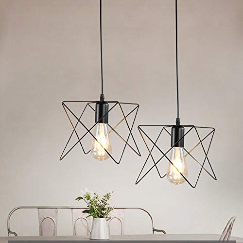 Lustre Combiné Réglable pour Plafond Bas et Éclairage Ciblés de Table de Repas Vintage - 3