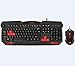Produktbild GJJ Red Dragon Demon Magic Tastatur Und Maus Set Internet Bar Waterproof E-Sport-Spiel Maus Und Tastatur-Set,Schwarz,A