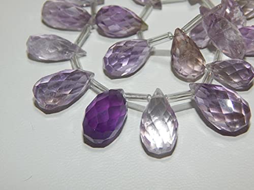 Amethyst faceted beads en gouttes pour créer vos bijoux d'été bohèmes