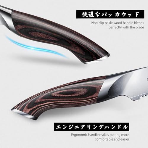 image for HOSHANHO Cheese Knife 5 Inch, Professional Japanese Cheese Knives for 