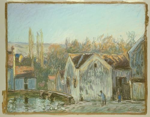 Art mural classique Alfred Sisley peinture abstraite et moderne pour chambre