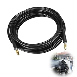 6M Pressure Washer Replacement Hose for Karcher K2 K3 K4 K5 K6 K7 Series, High Pressure Washer Extension Hose Durable PVC and Copper Construction Cleaner with Quick Connect Plug and Release System
