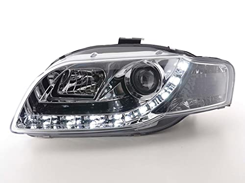 Feux phares Daylight Led A. A4 8E 2004 2005 2006 2007 2008 chrome