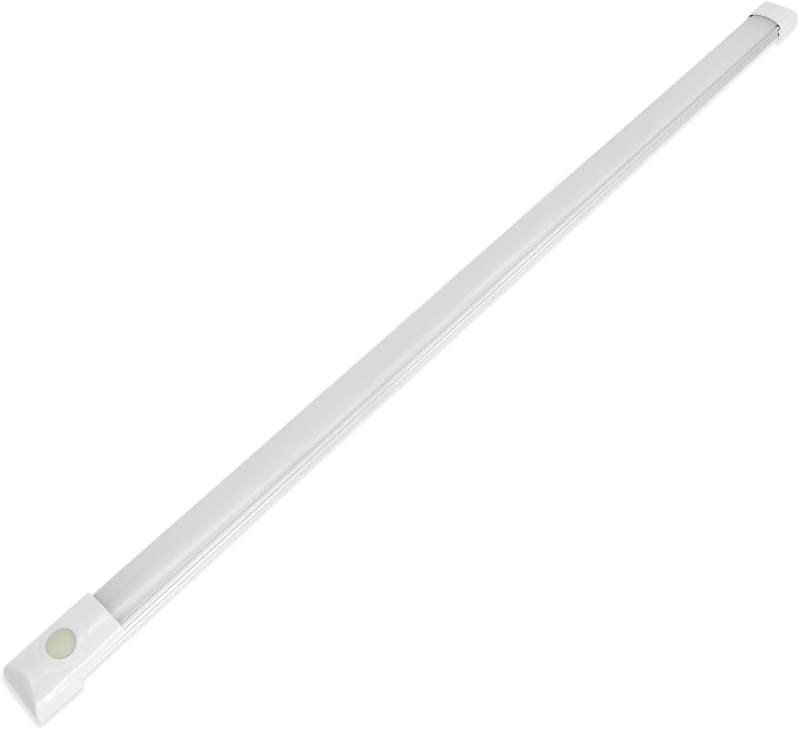 Dream lighting 12volt DC LED Under Cabinet Strip Light Hardwired for RV Kitchen Counter Shelf Accent Lighting, Interior Task Light Bar—Dual Warm White Light, with Switch, 23.6 inch / 600mm