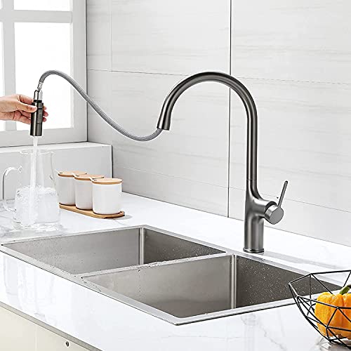 Robinet de cuisine mitigeur extractible eau chaude et froide - 4