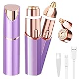 Depiladora Facial Mujer 2 en 1, Afeitadora Electrica Mujer Sin Dolor Portáti y Recargable, Maquina Depiladora Precisión...