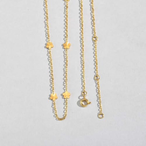 Collier pendentif fleur plaqué or, cadeau Saint-Valentin - 6