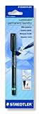 STAEDTLER lumocolor permanent laundry marker pen fine point black ink x 1 single by STAEDTLER