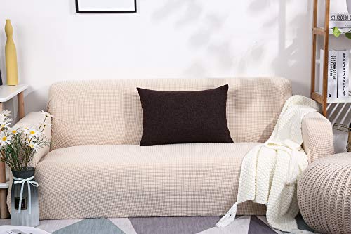 Tangdepot Heavy Lined Linen Cushion Cover, Throw Pillow Cover, Rectangle Pillow Covers, Decorative Cushion Cover Pillowcase - (12"X20", Brown) #TOP4