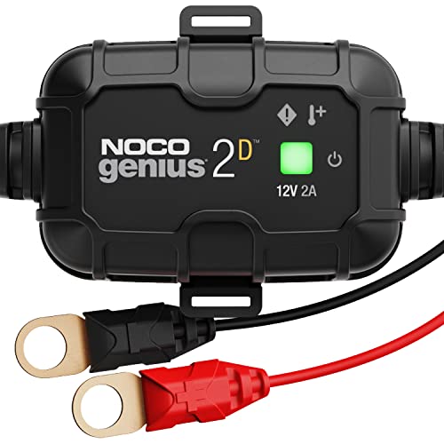 NOCO GENIUS2DEU, bezpośrednio montowana ładowarka 2A, do akumulatorów 12V, konserwator akumulator...