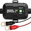 NOCO GENIUS2D, cargador de montaje directo de 2 amperios, de 12 V, mantenedor y desulfador de batería con compensación de temperatura