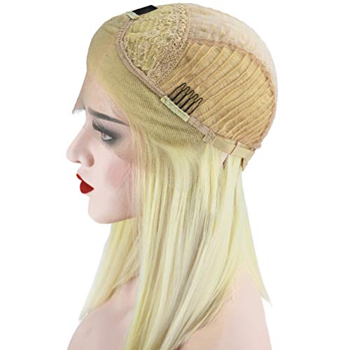 Lurrose Peruca de cabelo reto muito curto Acessórios de cabelo elegantes Cobertura de peruca requint