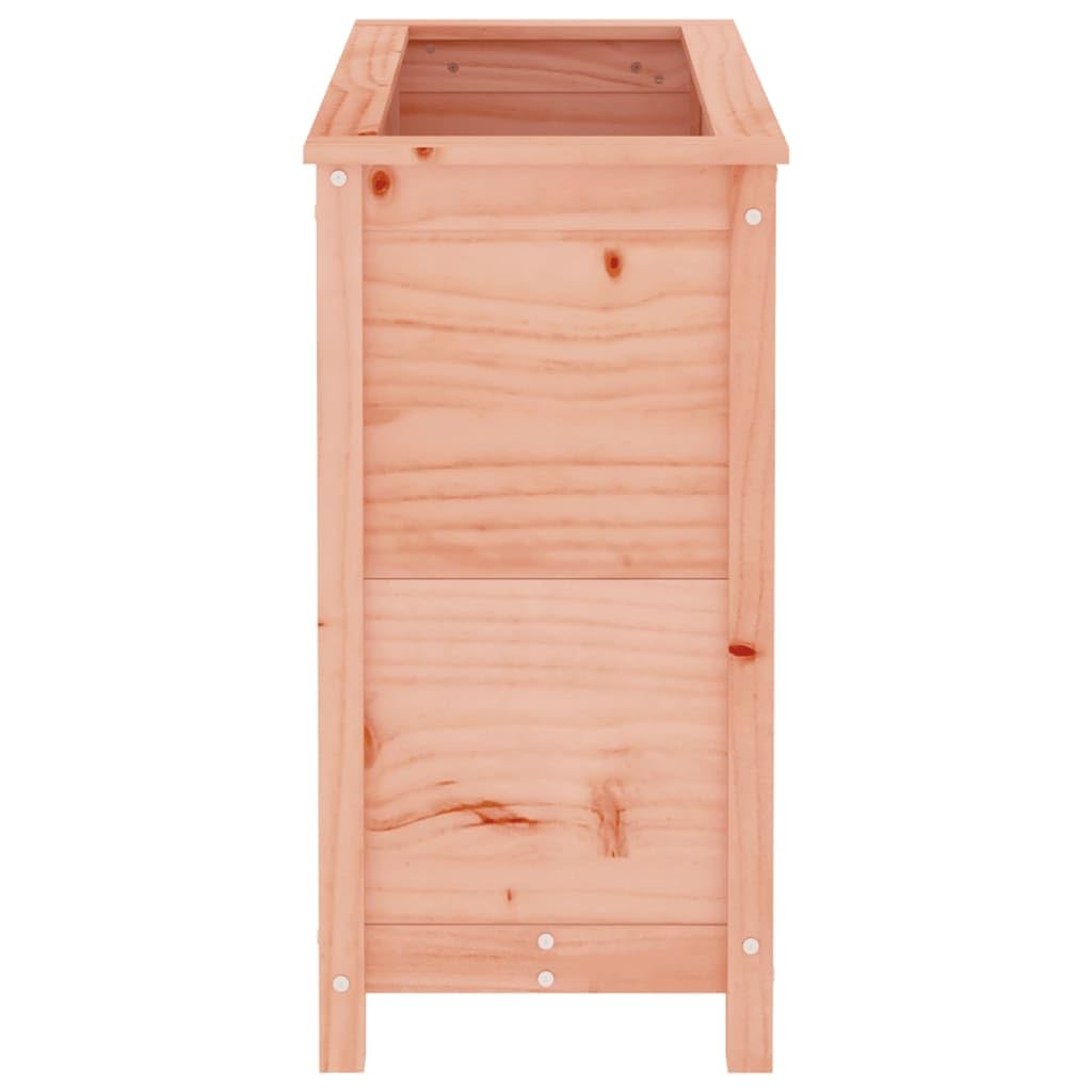 Gran Jardinera de Madera de 82,5 x 40 x 78 cm, de Abeto Douglas Macizo sin Tratar, elevada para Exteriores, Ideal para balcón, Patio, huertos y Hierbas aromáticas.