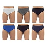 perfekte Passform Palleon Herren Slips  Männer Unterhosen 6er Pack L/Mehrfarbig