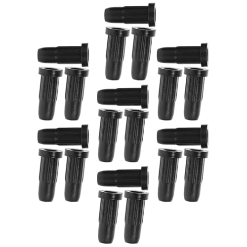 SEWOART Protector para Ruedas Giratorias de Silla de Oficina, Fundas Deslizantes de Nylon para Base de Silla, 20 Unidades, Accesorio Compatible para Taburetes y Muebles Ruedas