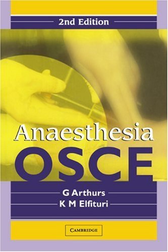 Image of By G. Arthurs Anaesthesia OSCE (2nd Edition) [Paperback]