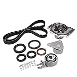 AUCERAMIC Timing Belt Kit Water Pump Fit for Volvo S40 S80 S60 V50 XC70 XC90 2.3L 2.4L 2.5L ENG....