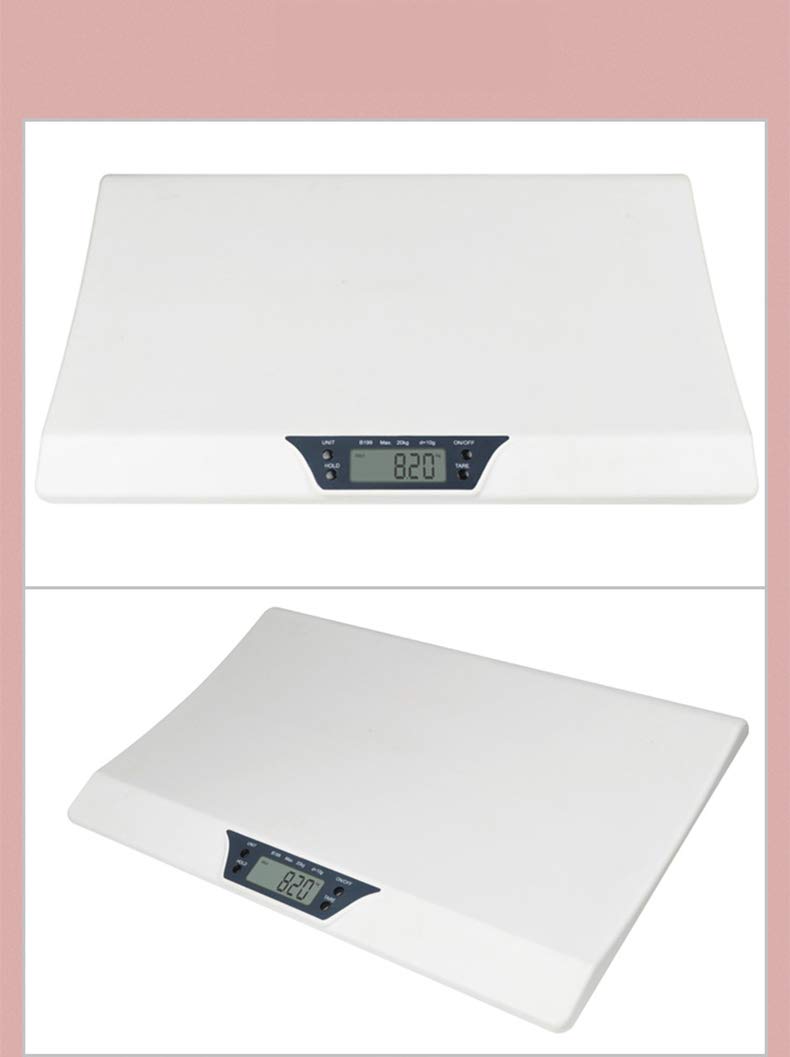 CGOLDENWALL Digitale Haustierwaage, Babywaage, 20 kg/10 g, Viehwaage, LCD-Display, gebogenes Komfort-Design, All-Inclusive Sicherheitsdesign