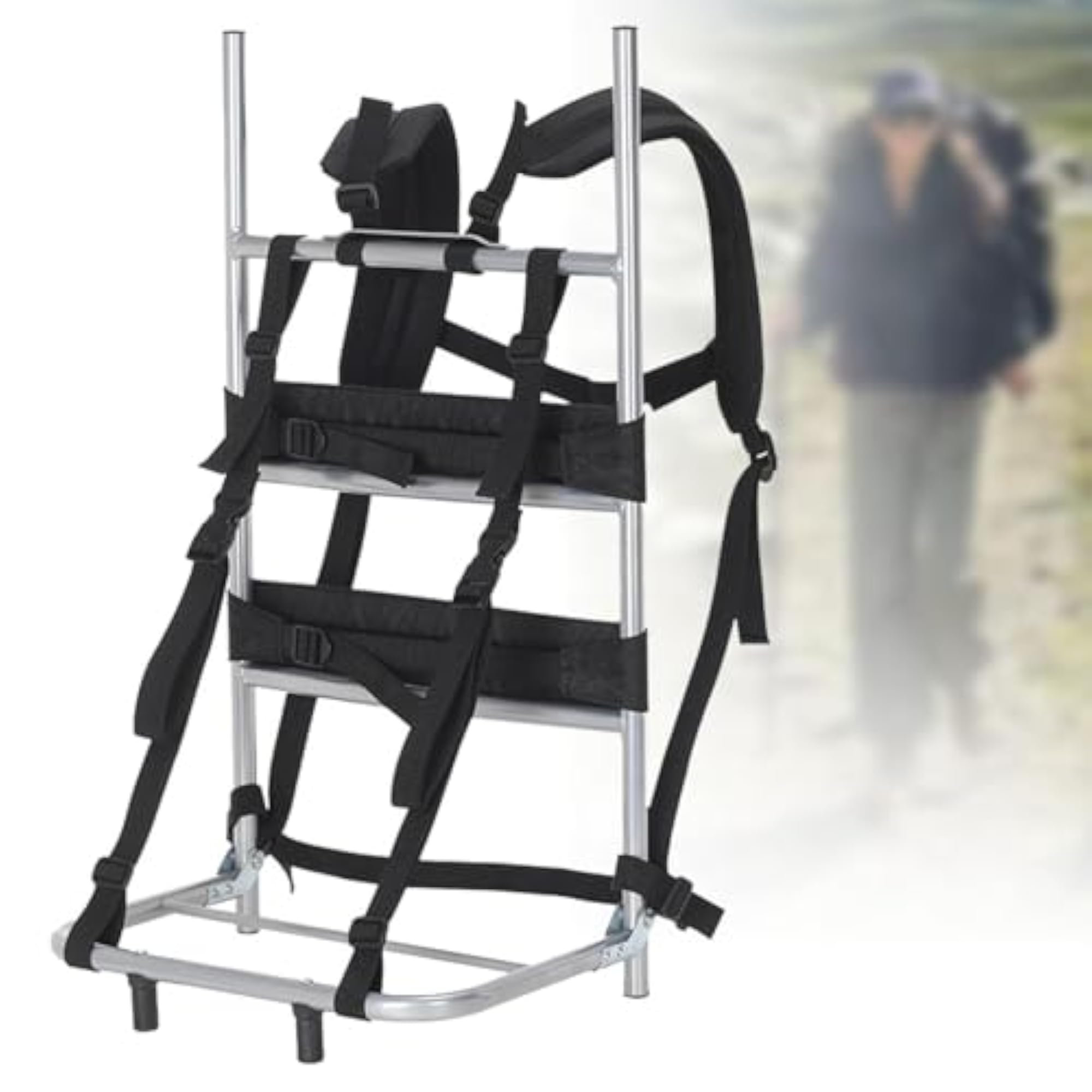 Heavy Carrying Backpack Frame Holder for Outdoor Activities