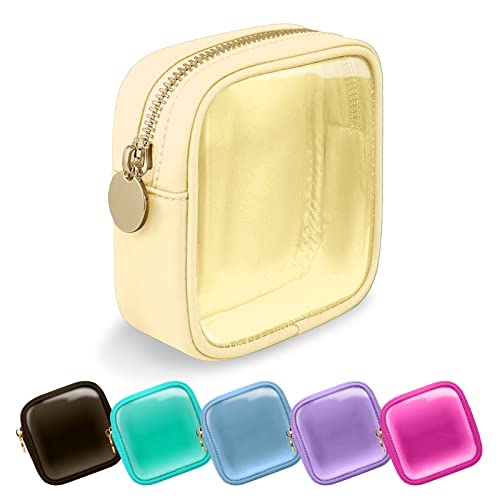 UIXIZQ Clear Mini Makeup Bag for Purse