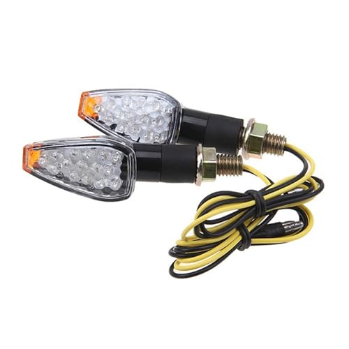 Clignotant universel moto LED 12V ambre avec relais de feux