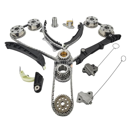 Do Jeep Grand Cherokees Have Timing Belts? 6 05184357AE Engine Timing Chain Kit w/Sprocket & Tensioner & Guide Fits for Jeep Cherokee, Wrangler;...