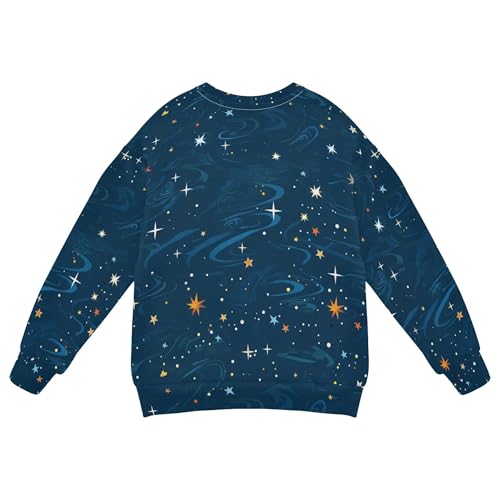 JUNZAN Starry Night Stars Little Boys Hoodie Sweatshirt Long Sleeve Boys Sweat Shirt Sports 4T2
