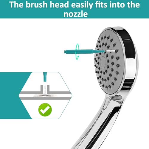 Image of 30 PCS Showerhead Cleaning Brushes Tool, Nozzle Unclogger Tool, Mini Shower Head Cleaner Picks Brush for Bathroom Shower Head Gap Nozzle Slot