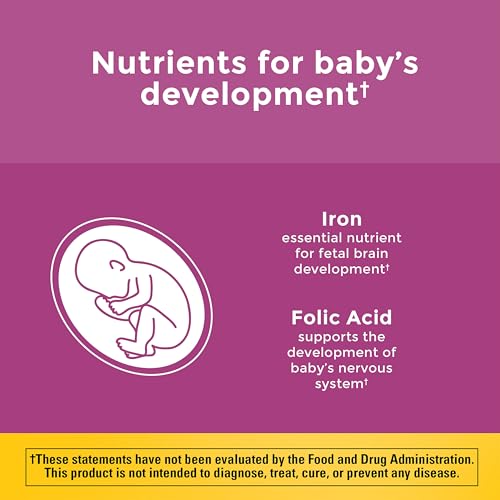 Image of Nature Made Prenatal Multivitamin with Folic Acid, Vitamin & Mineral Supplement, Daily Nutritional Support, Prenatal Vitamins for Women, 250 Tablets, 250 Day Supply