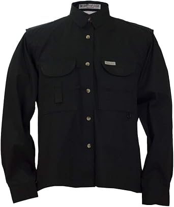 Ladies Fishing Shirt Long Sleeves Large, Black