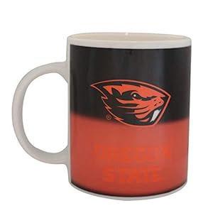 Sunkiss Unlimited Color Changing! NCAA ThermoH Exray Ceramic Coffee Mug (Oregon State Beavers)