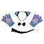 Cat [ Black - Blue Ear ]