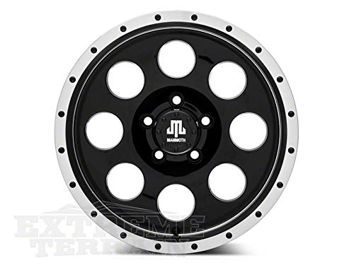 Amazon.com: Mammoth 8 Simulated Beadlock Style Black Wheel; 16x8