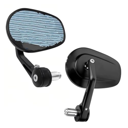 Miroir d'extrémité de barre 7/8 anti-vibration pour BMW R1250GS et Z750