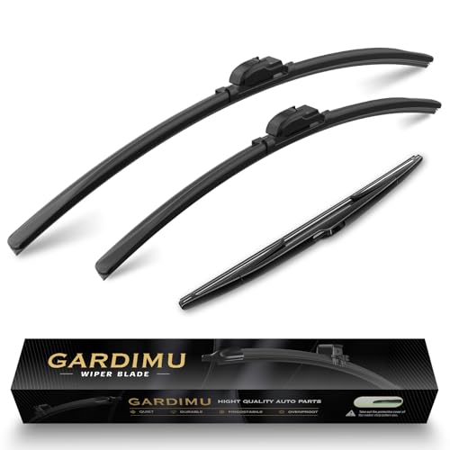 Image of Front Windshield Wiper Blades for Nissan Kicks 2018-2024 for Car Window | Quiet and Streak-Free 26 inch 16 inch 12 inch Wipers Assembly All-Season OEM Automotive Replacement Accessories