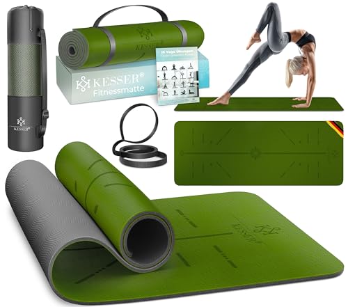 KESSER® Gymnastiekmat met draagriem, antislip
