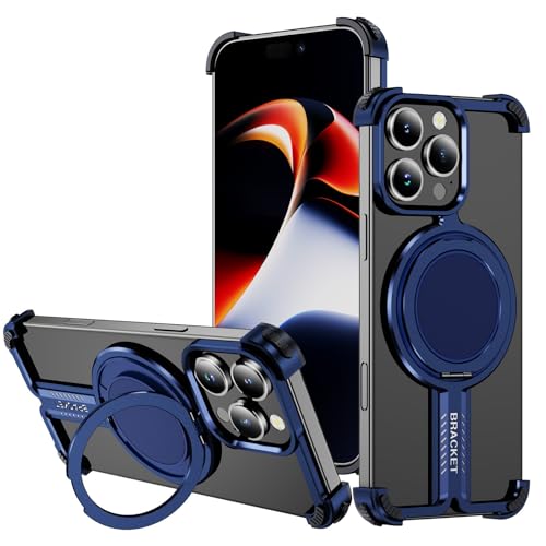 Coque avec béquille rotative 360° iPhone 16 Pro antichoc compatible MagSafe