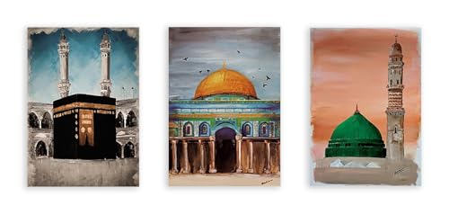 Toile islamique Mosquée Al Aqsa pour créer un salon chaleureux et serein