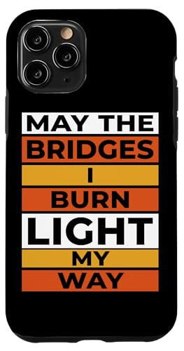 May The Bridges I Burn Light My Way 70s �X�g���C�v �X�}�z�P�[�X iPhone 11 Pro �p
