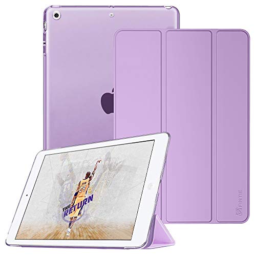 Fintie Funda para iPad Mini 3/2/1 - Trasera Transparente Mate Carcasa Ligera con Función de Soporte y Auto-Reposo/Activación, Lavanda