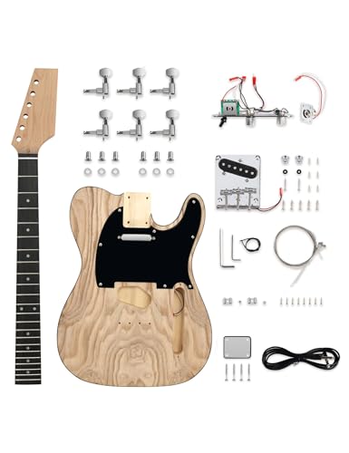 Fistrock DIY Electric Guitar Kit Beginner Kit TL Style 6 String Right Hand